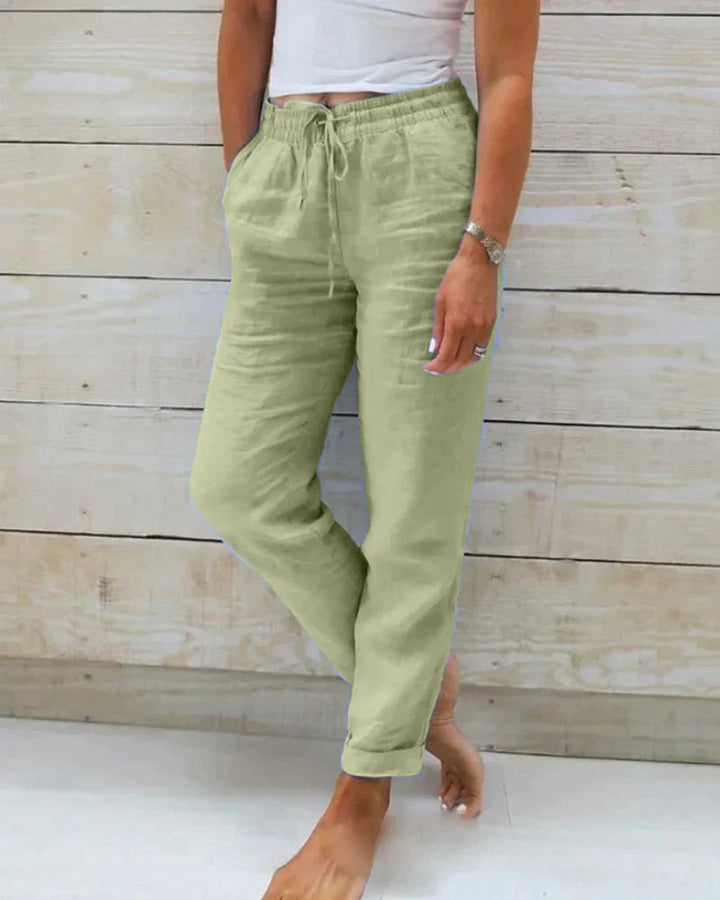 ULIA– LIGHTWEIGHT LINEN TROUSERS