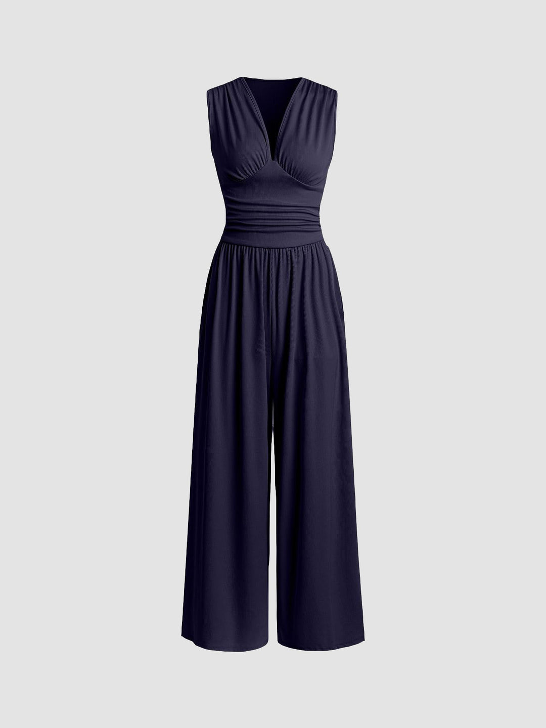 CHARLEY – Chic Sleeveless Wide-Leg Jumpsuit