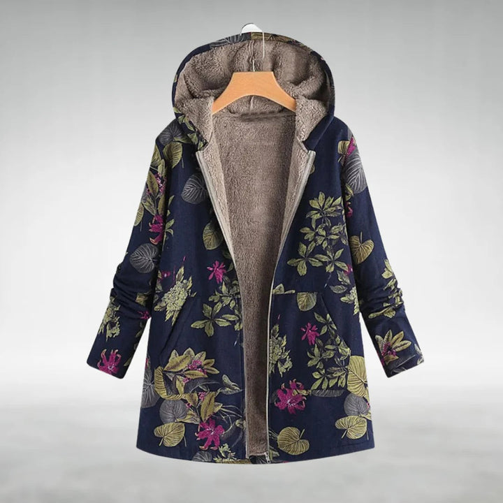 Mira™ - Stylish Floral Fleece Jacket