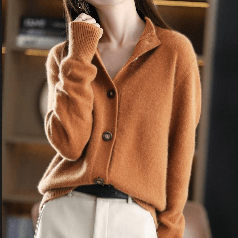 Anny | Luxurious Cashmere Knit Cardigan